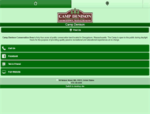 Tablet Screenshot of campdenison.com